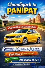 Chandigarh to Panipat Taxi.png