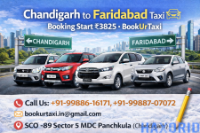 Chandigarh to Faridabad Taxi.png