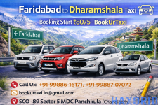 Faridabad to Dharamshala Taxi.png